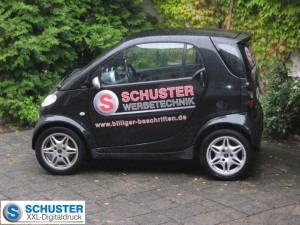 Smart - Autobeschriftung von SCHUSTER WERBETECHNIK